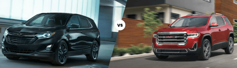 GMC Acadia Vs Chevy Equinox