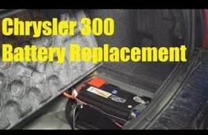 Battery on a Chrysler 300